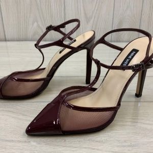 Nine West Terrah 3 Pumps, Women's Size 7 M, Dark Red NEW MSRP $89